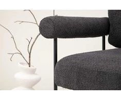 Sofa Venture Design Rankinė kėdė, Tillberga x Josefin Lustig, 87x83x95 cm, Tamsiai pilka
