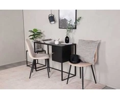 Venture Design Rašomasis stalas, Bakal, 95x45 cm, Juodas