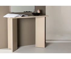 Venture Design Rašomasis stalas Kristiansund 90x42x75 cm Smėlio spalvos