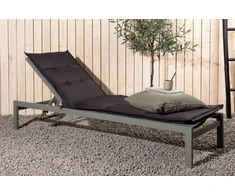 Venture Design Saulės gulto pagalvė, Hanna, 60x193 cm, Tamsiai pilka