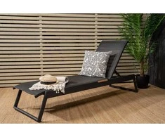 Venture Design Saulės lova, Meksika, 2 vnt., 60x200 cm, Juoda