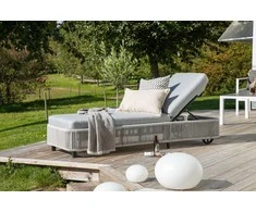 Venture Design Saulės lova, Virya, 75x205 cm, Pilka