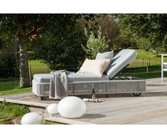 Venture Design Saulės lova, Virya, 75x205 cm, Pilka