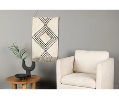 Venture Design Sieninis kilimas, Meilė, 50x80 cm, Balta-šviesi