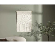 Venture Design Sieninis kilimas, Nikita, 70x100 cm, Balta
