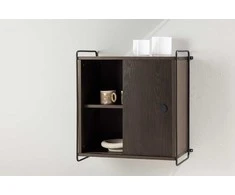 Venture Design Sieninis spintelė, Paryžius, 61x35x67,8 cm, Mocca