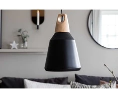 Venture Design Sieninis šviestuvas, Nao pakabinama lempa, juoda