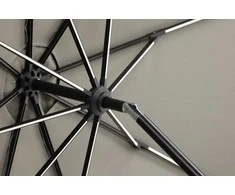 Venture Design Skėtis su LED apšvietimu, Sabal, 270 cm, Pilka