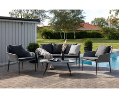 Venture Design Sodo baldų komplektas, Spoga, 75x79x72 cm, Juoda
