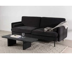 Venture Design Sofa, Antibes 3-vietės, 209.5x87 cm, Tamsiai pilka