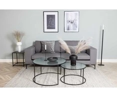 Venture Design Sofa, Bolero, 215x88 cm, Pilka