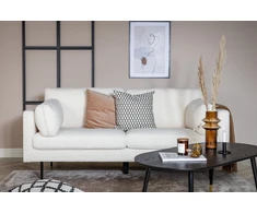 Venture Design Sofa, Boom 3-sėdimų vietų, 203x90 cm, Balta