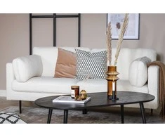 Venture Design Sofa, Boom 3-sėdimų vietų, 203x90 cm, Balta
