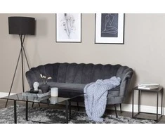 Venture Design Sofa, Calais 3-vietės, 180x78 cm, Tamsiai pilka