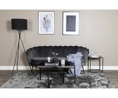 Venture Design Sofa, Calais 3-vietės, 180x78 cm, Tamsiai pilka
