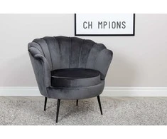 Venture Design Sofa, Calais viengulė, 77x76x83 cm, Tamsiai pilka