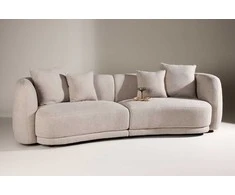 Venture Design Sofa, Cielo 3-vietės, 91x268x80 cm, Bėžmėlyna
