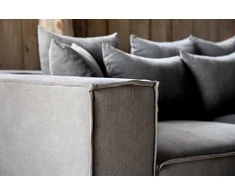 Venture Design Sofa, Gillholmen, 232x116 cm, Pilka