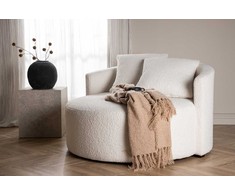 Venture Design Sofa, Kelso, 120x118 cm, Balta