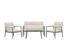 Venture Design Sofa komplektas Mazzaro žalia smėlio spalvos plienas