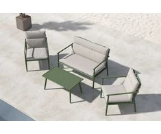 Venture Design Sofa komplektas Mazzaro žalia smėlio spalvos plienas
