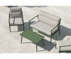 Venture Design Sofa komplektas Mazzaro žalia smėlio spalvos plienas