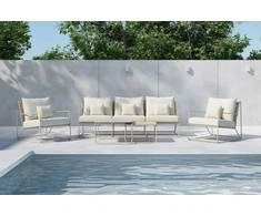 Venture Design Sofa Komplektas Palazzo Smėlio Spalvos Plienas Lauko Baldai