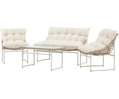 Venture Design Sofa komplektas Tina smėlio spalvos
