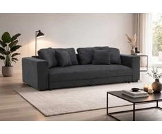 Venture Design Sofa-lova Bellman, pilka korduro audinio apmušalas