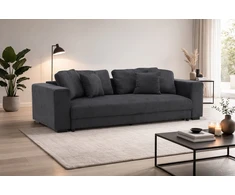 Venture Design Sofa-lova Bellman, pilka korduro audinio apmušalas