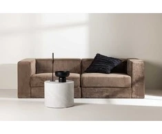 Venture Design Sofa, Lumi 3 vietų, 94x238x70 cm, Ruda