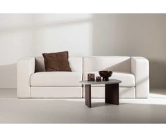 Venture Design Sofa, Lumi 3 vietų, 94x238x70 cm, Balta