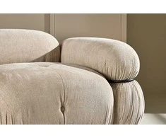 Venture Design Sofa Mika Modulinė Kampinė Kairė 68x64x45 cm Smėlio spalvos