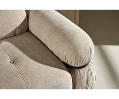 Venture Design Sofa Mika Modulinė Kampinė Kairė 68x64x45 cm Smėlio spalvos