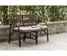Venture Design Sofa, Nella, 129x62 cm, Tamsus riešutas