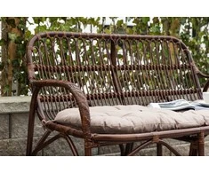 Venture Design Sofa, Nella, 129x62 cm, Tamsus riešutas