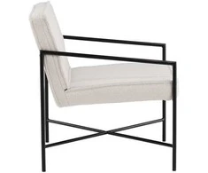 Fotelis Venture Design Sofa, Rakel viengulė, 65x78x66 cm, Balta