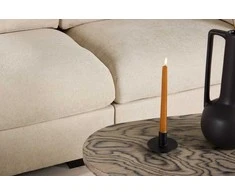 Venture Design Sofa Salerno 227x67 cm Smėlio spalvos poliesteris