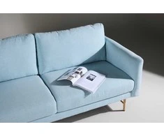 Venture Design Sofa, Sky 3-vietės, 198x68 cm, Mėlyna