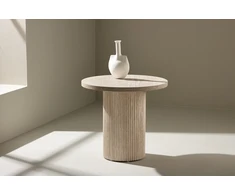 Venture Design Sofa staliukas 50x45 cm, smėlio spalvos, MDF