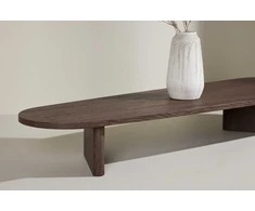 Venture Design Sofa staliukas Grönvik 180x55x25 cm Rudas MDF