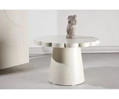 Venture Design Sofa staliukas Krull 70x45 cm Smėlio spalvos MDF