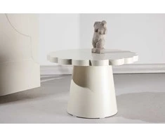 Venture Design Sofa staliukas Krull 70x45 cm Smėlio spalvos MDF