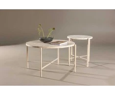 Venture Design Sofa staliukas Sandhamn 70x40 cm, smėlio spalvos, Mactan