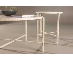 Venture Design Sofa staliukas Sandhamn 70x40 cm, smėlio spalvos, Mactan