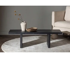 Venture Design Valgomasis stalas, Kopenhaga, ⌀140 cm, Juodas, Kėdė, Limhamn, 54x76 cm, Pilka