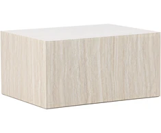 Venture Design Sofa staliukas York 40x60x80 cm Smėlio spalvos MDF