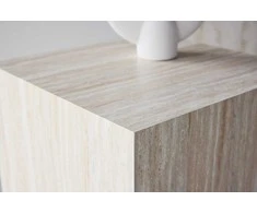Venture Design Sofa staliukas York 45x40x40 cm Smėlio spalvos