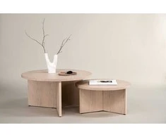 Venture Design Sofa staliukų rinkinys Saltö 65x85 cm balinto medžio