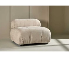 Venture Design Sofa vidurinis modulis 95x64x45 cm smėlio spalvos